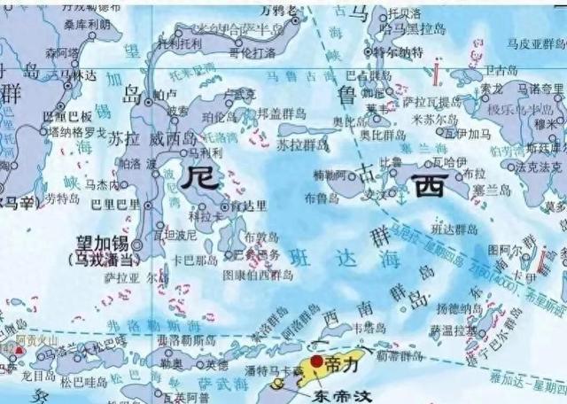 千米印尼和东帝汶共同拥有帝汶岛面积为308万平方(图4)