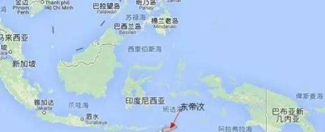 千米印尼和东帝汶共同拥有帝汶岛面积为308万平方(图5)